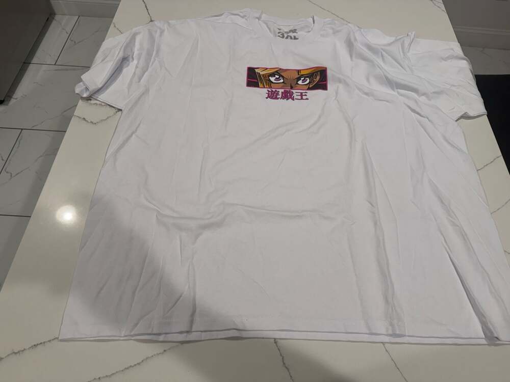 Yu-Gi-Oh! Anime Graphic White T-Shirt 3XL